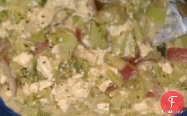 Hühner- und Gerstensuppe