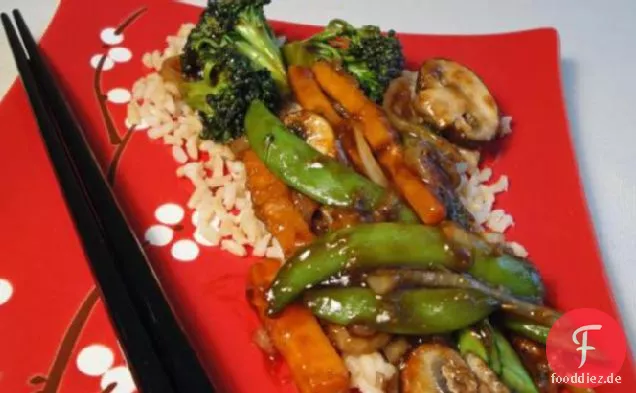 Einfache Vegetarische Stir-Fry