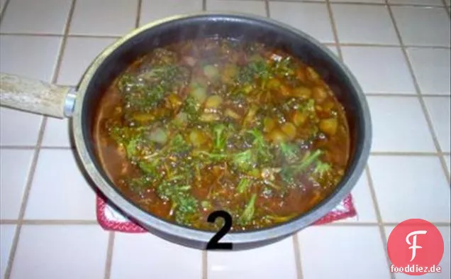 Rindfleisch und Brokkoli