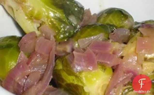 Sprossen mit saurer Sahne