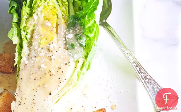 Little-Gem-Salat Mit Haus-Caesar-Dressing