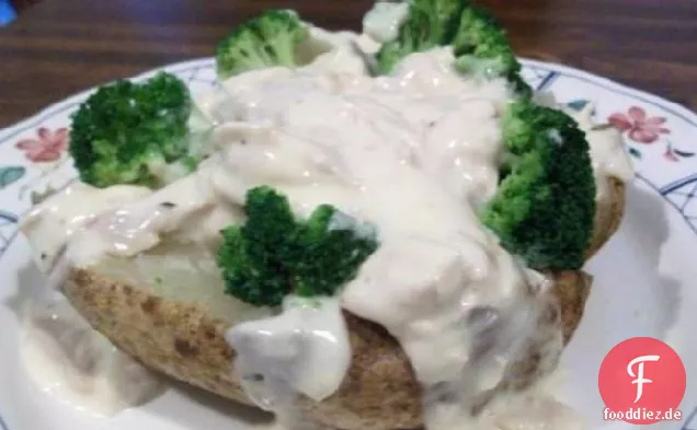 Huhn Brokkoli, Abendessen in einem Tater