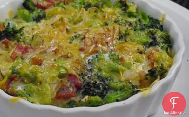 Wicklewoods Brokkoli und Speckkruste weniger Quiche