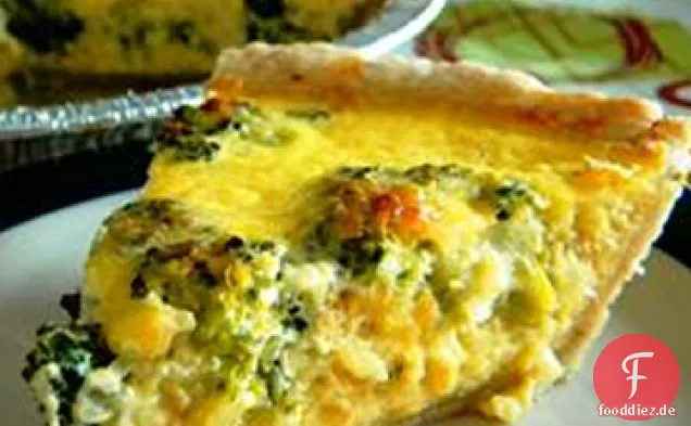 Einfache Brokkoli Quiche