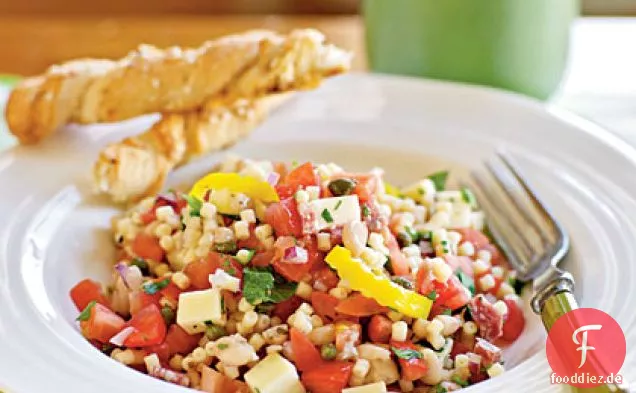 Pfeffriger Monterey Jack Nudelsalat