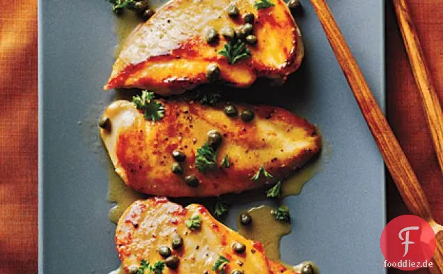 Huhn Piccata mit Orzo