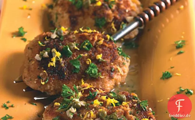 Hähnchenschenkel Piccata-Stil