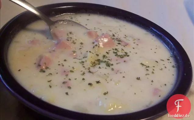 Blumenkohl-Schinken-Chowder