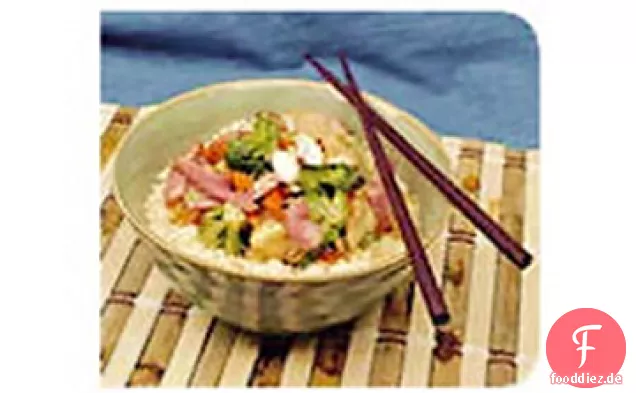 Schinken Stir Fry mit Couscous