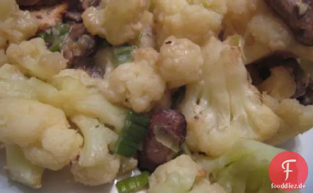 Lite Blumenkohl mit Pilzsauce