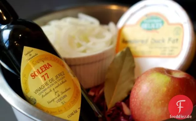 Chez Panisse geschmort Rotkohl