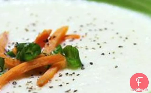 Geröstete Blumenkohlsuppe