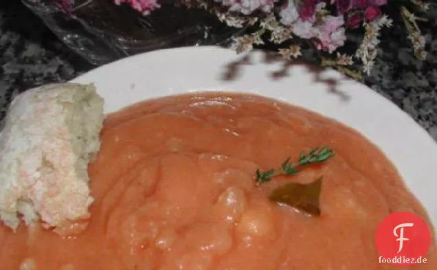 Blumenkohl und Kartoffelsuppe (vegan)