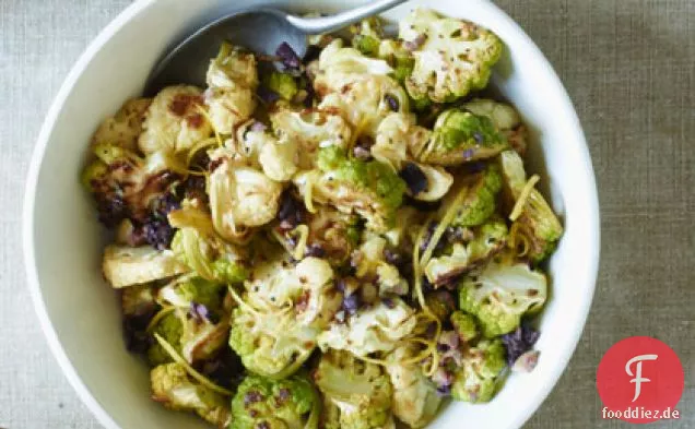 Gerösteter Blumenkohl mit Olivenvinaigrette