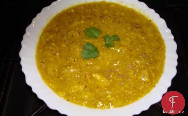 Gewürzte Blumenkohlsuppe