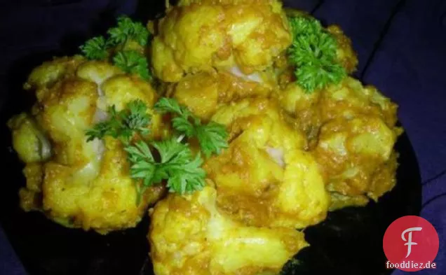 Ingwer-Curry-Blumenkohl