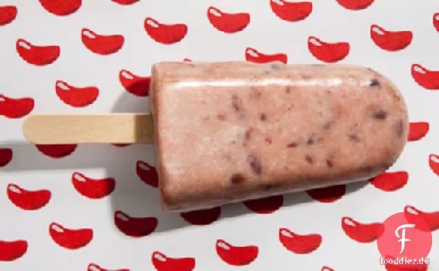 Rote Bohne Eis Pops