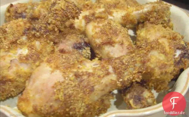 Honig-Knoblauch-Hähnchenschenkel