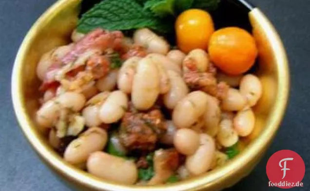 Habas Con Chorizo (Spanische Chorizo Mit Saubohnen)