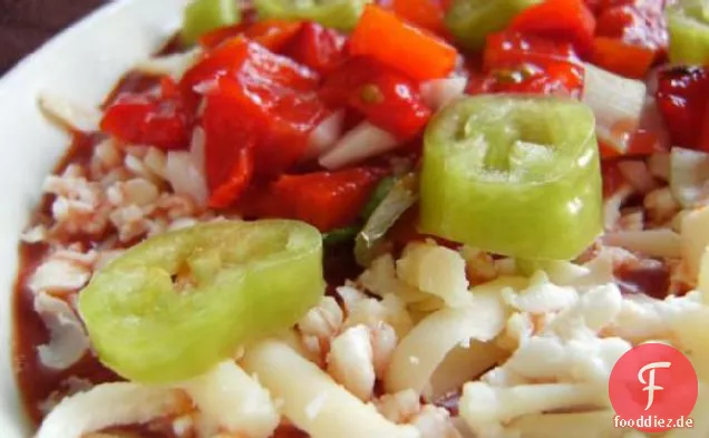 Geschichtete Nacho Dip