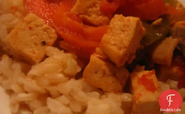 Tofu und Gemüse Rühren Braten (Ww Kern)