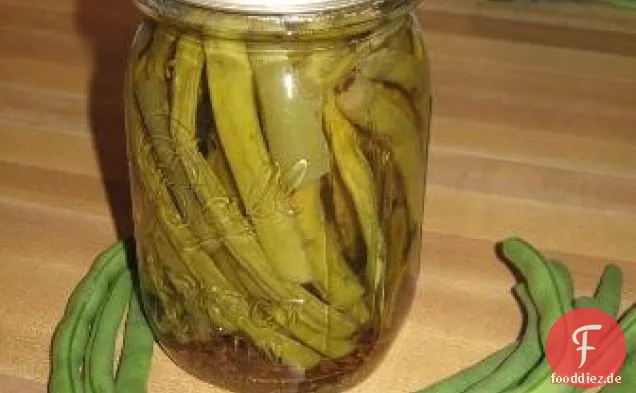 Sehr leckere würzige Dilly Bohnen