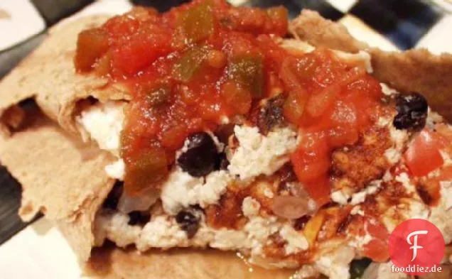 Essen-Sauberes Frühstück Burrito