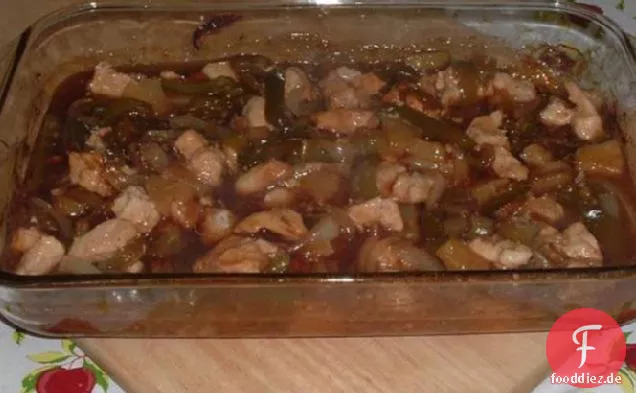 Crock Pot süß-saures Huhn