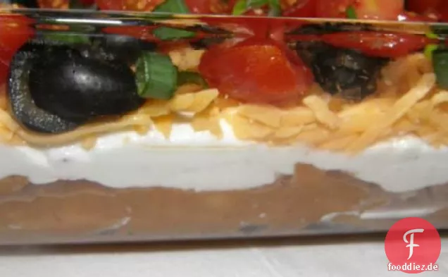 Super Schnell Low Fat Layered Dip