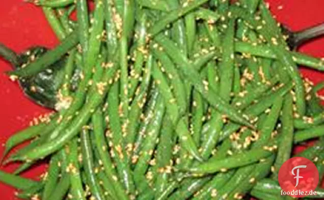 Grüner Bohnen-Sesam-Salat