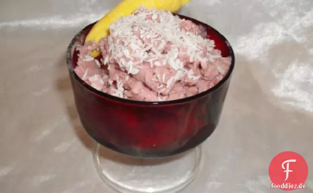 Cremiges Vanille-Kokos- oder Bananeneis (Milch- und Sojafrei