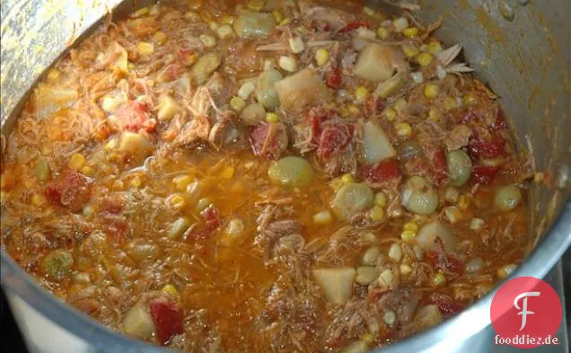Hackfleisch gebackene Bohnen