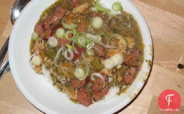 Hühnchen Und Wurst Gumbo