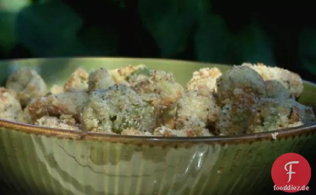 Ofen gebraten Okra