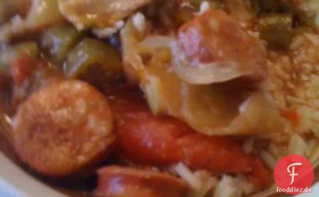 Okra Mit Grünem Chili