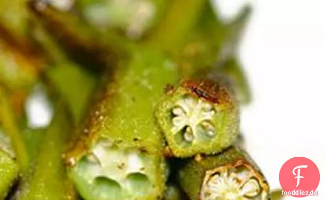 Gebratene Okra