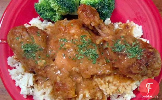 Thai-Erdnuss-Huhn