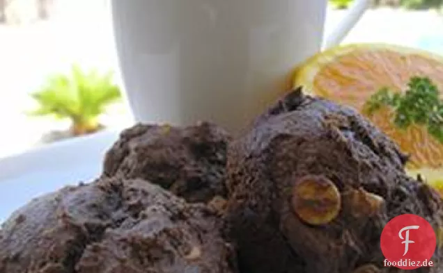 Fudgey Erdnuss Butter Chip Muffins