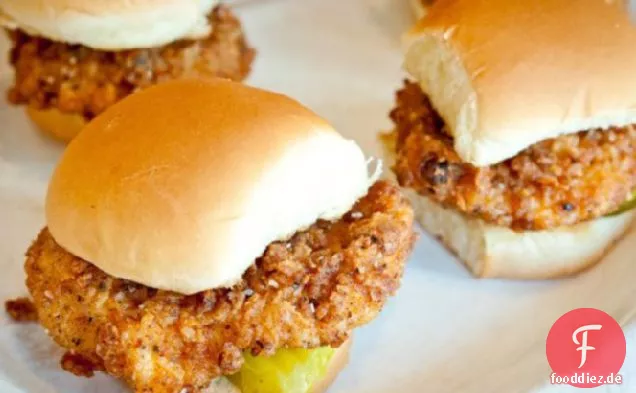 Hühnerfilet Sliders Rezept