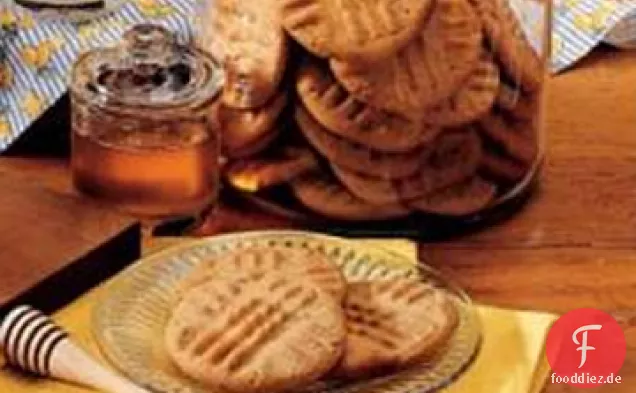 Honig-Erdnussbutter-Kekse