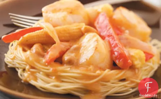 Jakobsmuscheln mit Thai-Sauce