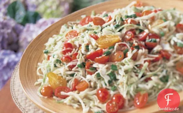 Kohl und Tomatenkraut mit Sherry-Senf-Vinaigrette