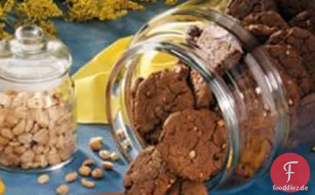 Schokoladen-Erdnussbutter-Kekse