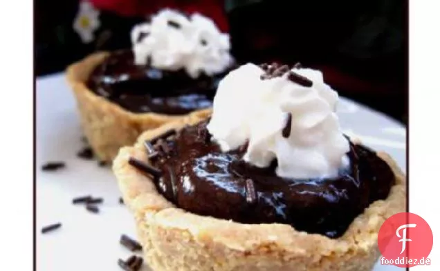 Peanut Butter Chocolate Fudge Pie - Zuckerfrei