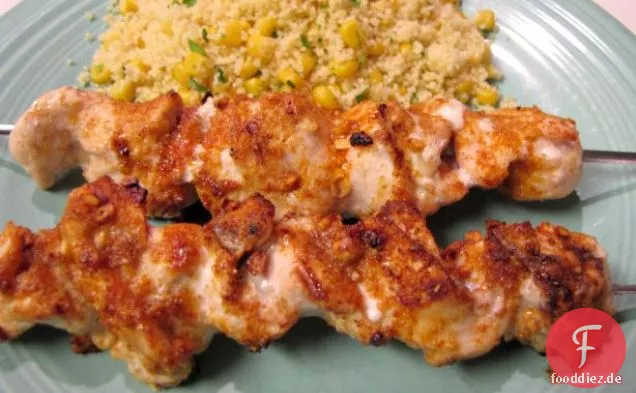 Suya (nigerianische Hühnerspieße)