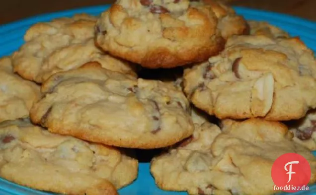 Erdnussbutter Schokoladenkekse