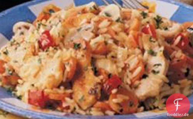 Huhn Karotten Pilaw