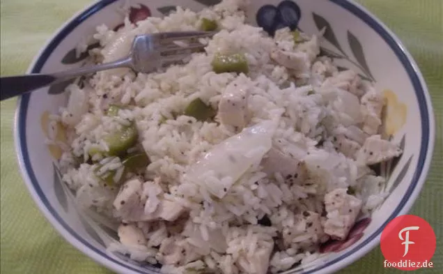 Griechischer Zitronen-Dill-Reis mit Feta (Reiskocher)