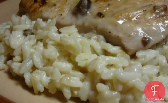 Schweinekoteletts und Reis
