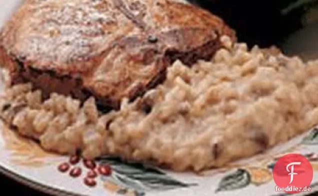 Elegante Schweinekoteletts